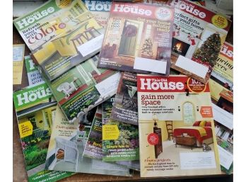 Large Lot Of 'this Old House' Magazines