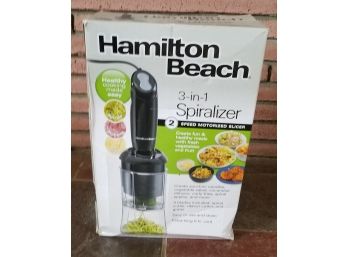 Hamilton Beach 3-in-1 Spiralizer 2 Speed Motorized Slicer