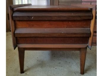 MCM Lane Wood End Table With Drawer - Beautifully Made -Dovetailed