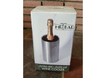 Mr. Bar Stainless Steel Double Wall Wine Cooler In Original Box Made In India