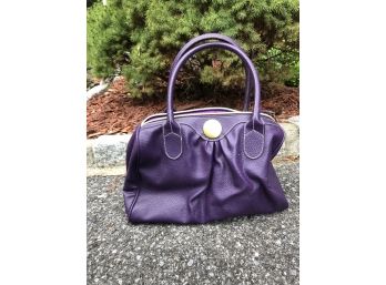 Ladies' Purple Leather Purse