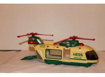 Vintage Hess Collectible Working Helicopter - Lights Up And Propellers Rotate