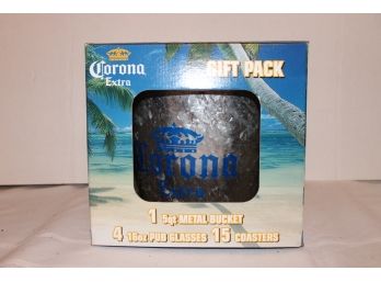 Corona Extra 20 Pc Bucket Gift Set - New In Box GREAT GIFT!