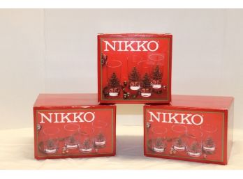 Nikko Christmas Glasses - Boxed