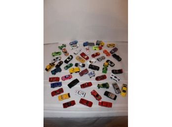 Set Of 50 Die-Cast Cars Hot Wheels, Matchboxes Etc.
