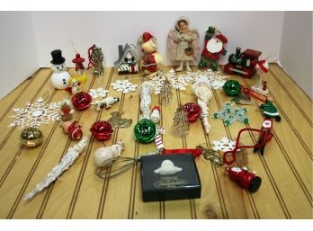 Mixed Lot Of Assorted Christmas/Holiday Ornaments, Snowbabies