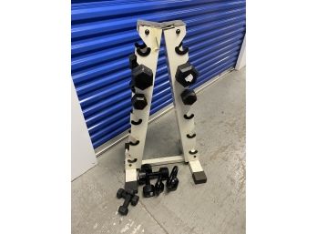 Weight Rack Stand Dumbbell & Weights