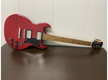 Silvertone By Samick Rockit Cherry Red Electric Guitar - Broken Strings