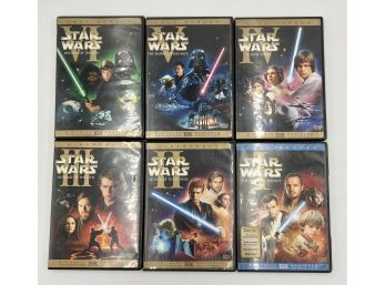 Complete Set Of Star Wars DVDs (I - VI) Including Bonus Trilogy DVD