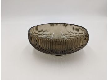 Vintage E.O. Brody Brown Glass Bowl