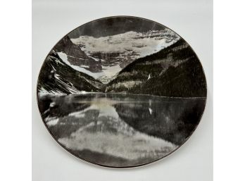 Vintage Royal Doulton Victoria Glacier Banff National Park Souvenir English Translucent China Plate
