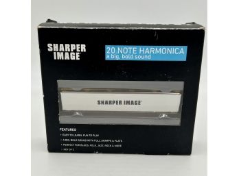 SHARPER IMAGE 20 Note Harmonica - In Original Box (Key Of C)