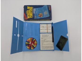 Vintage 1980s Travel Wheel Of Fortune Game