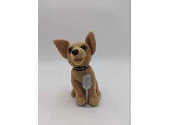 Vintage Yo Quiero Taco Bell Chihuahua Dog Singing Microphone Plush Toy - Johnny Mathis
