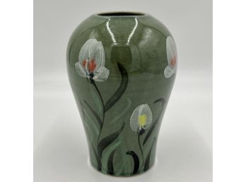 Stunning Hand Painted Floral Vase - PERFECT FOR SPRING