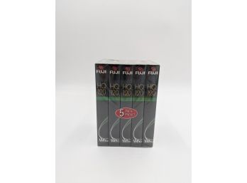 Fuji HQ 120 VHS Tapes - 5 Pack BRAND NEW
