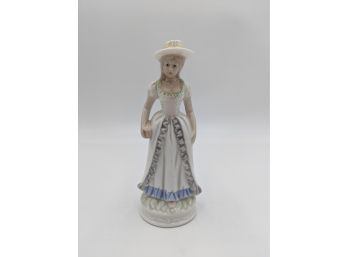 Decorative Ceramic Victorian Woman Figurine