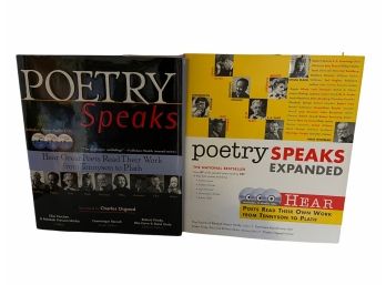 Two Volumes Of 'Poetry Speaks'