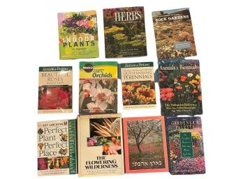 Collection Of Books On Gardening