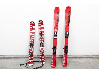 Two Children's Skis