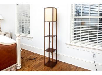 Tall Floor Shelf Lamp