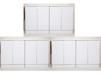 Three Sets Of Two-Cabinet Storage Dressers