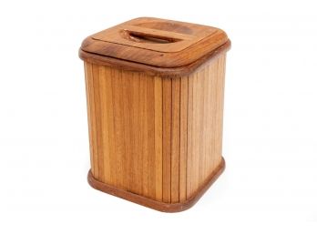 Kalmar Designs Teak Wood Ice Bucket