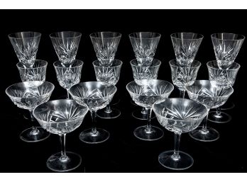 Service For Six Gorham Cut Glasses