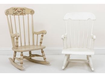 Two Children's Rocking Chairs