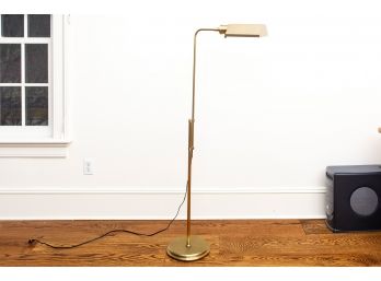 Single Light Adjustable Pharmacy Floor Lamp