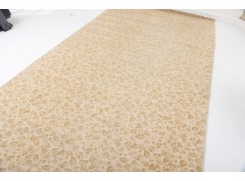 Large Oatmeal/Cream Floral Rug