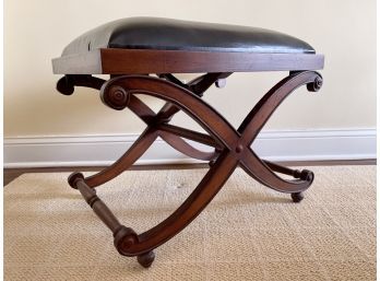 Gorgeous Campaign Style Ottoman / Bench / Footstool (2 Of 2)