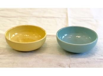 Pair Of Vintage McCoy Pottery Bowls