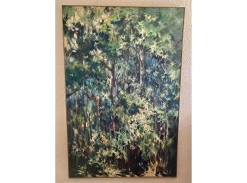 E Hergelroth 6' Original Oil Woodland Light