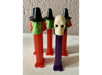 4 Witches And A Skull Halloween Dispensers