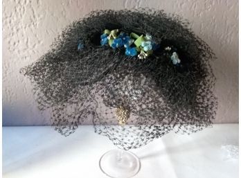 Very Nice Vintage  Net Hat Made By Hats By Herzog New Haven, Conn