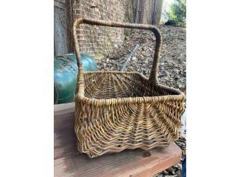 Large Rectangular Basket Heavy Duty Old