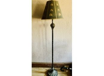 Tall Lamp Black With Gold