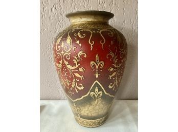 Red With Gold Vase Composite