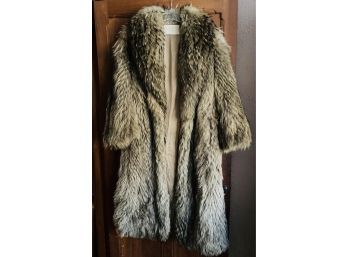 Beautiful Raccoon Coat In Great Condition