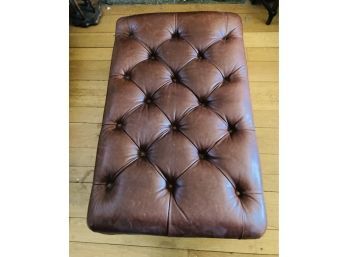 Big Bold And Beautiful Leather Hassock