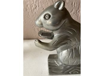 Vintage Cast Metal Squirrel Nut Cracker