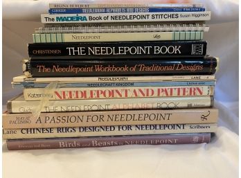 Assorted Needlepoint Books Including Lane, Ehrman, Christensen (16)