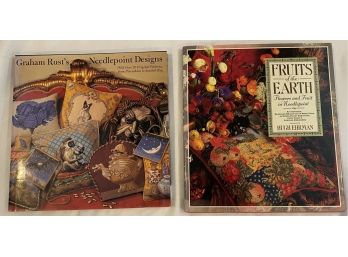 Two Needlepoint Books - Graham Rust And Hugh Ehrman