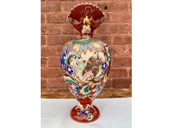 Vintage Hand Painted Japanese Vase