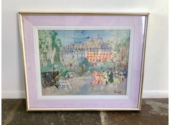 Jean Dufy Framed Lithograph