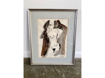 Vintage Abstract Nude By RR Benda