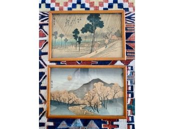 Pair Of Asian Landscape Prints