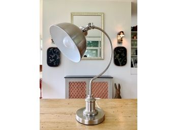 Brushed Nickel Desk Lamp