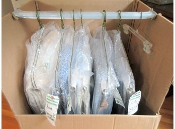 Box Recently Dry Cleaned And Bagged Drapery